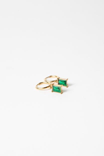 Zadar -  Emerald Earrings